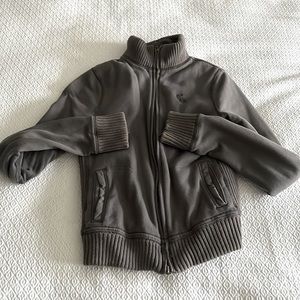 Old skool Abercrombie and fitch faux fur lined sweatshirt